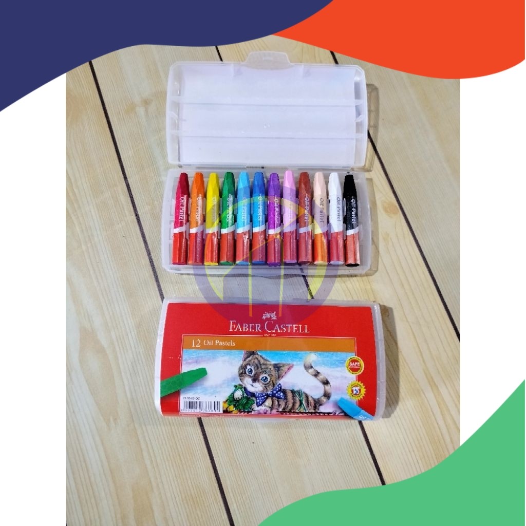 

(PCS) CRAYON 12 WARNA FABER CASTELL (MIN. ORDER 6 PCS)