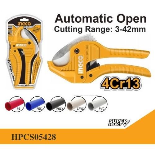 

Ingco HPCS05428 Gunting Pipa PVC 3-42 mm Potong Paralon Pipe Cutter
