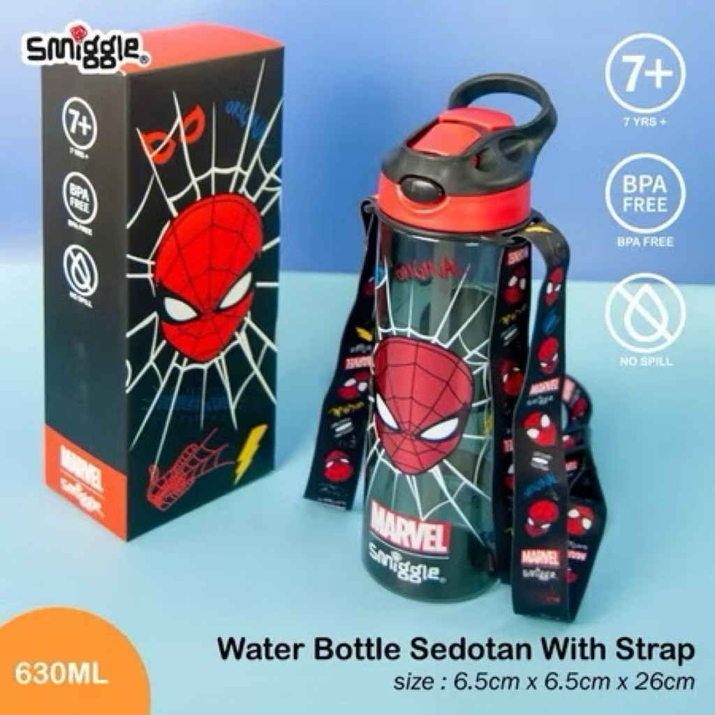 SHOB.SHOP Botol Smiggle Marvel+Tali+Box