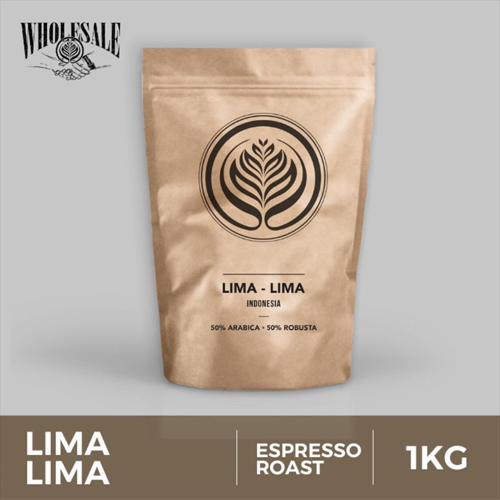 

Lima Lima 1kg - Biji Kopi Grosir Arabika Robusta untuk Hotel Restoran Kafe HOREKA 1kg | Coffeenatics