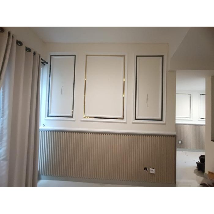 Wall Moulding List Dinding Profile PVC Moulding Molding Anti Air Rayap - Bulat, 2.5 cm