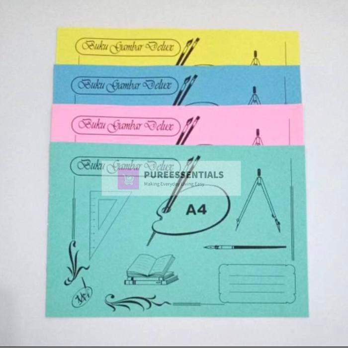 

Buku Gambar Deluxe A4 / Buku Gambar Tebal Perbungkus (25Pcs)