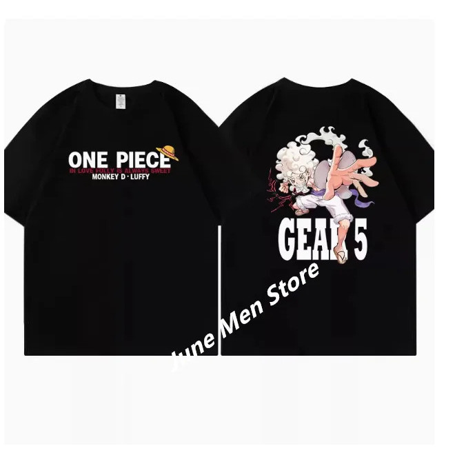 (Uniqlo）Hot Japanes One Piece Cotton Luffy Tshirt Men Cotton T Shirt Summer Women Men Cotton Oversiz