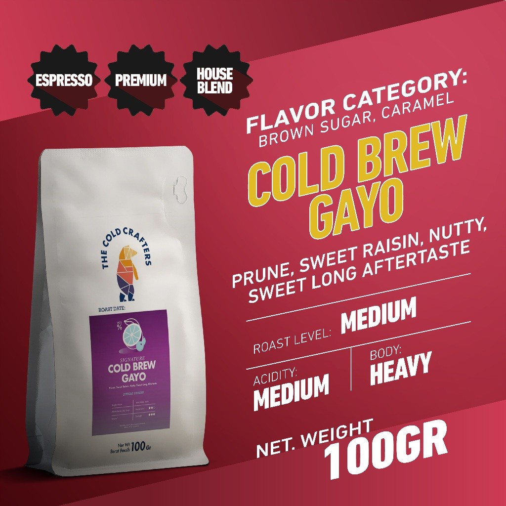 

NEW SALE Cold Brew Aceh Gayo Arabica Coffee Arabika Biji Kopi Bubuk