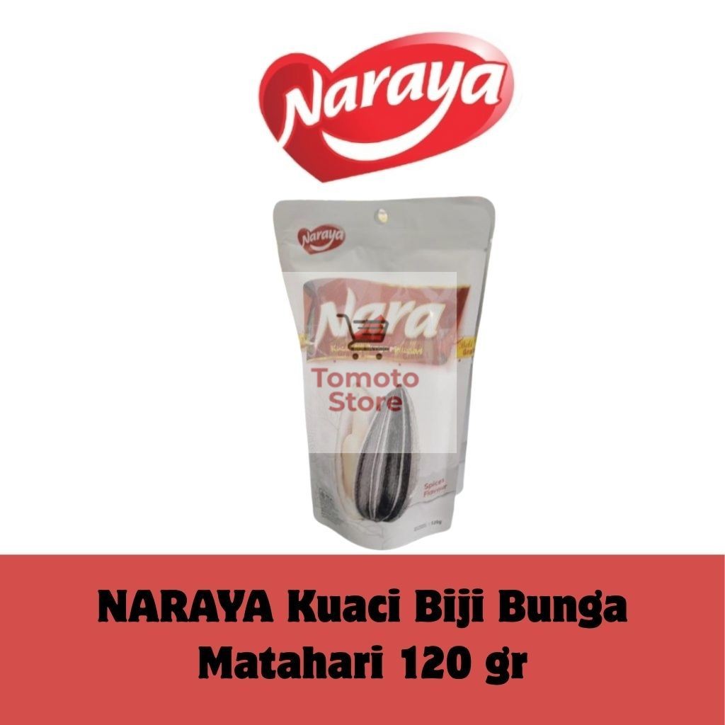

✨ TOMOTOSTORE ✨NARAYA Kuaci Biji Bunga Matahari 120 gr