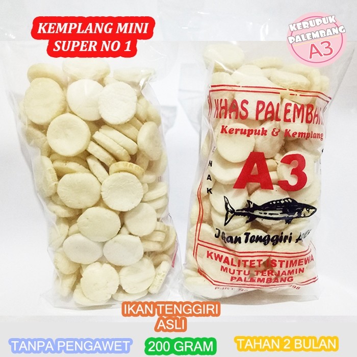 

Lecy.store2 KEMPLANG MINI IKAN TENGGIRI KERUPUK MINI SUPER KHAS PALEMBANG 200GR