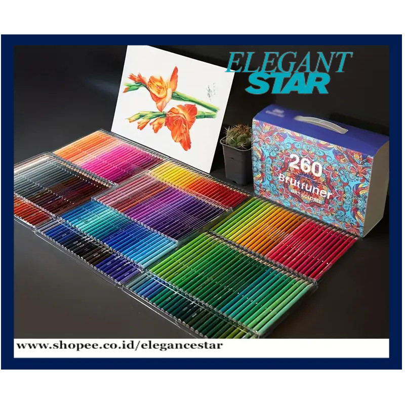 

Brutfuner 260 color wooden oil-based colored pencil art drawing sketching coloring special colored lead