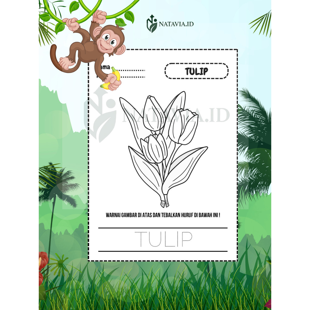 

Lembar Anak Mewarnai Tema Gabungan A5 – 50 Lembar Gambar Edukasi Lengkap