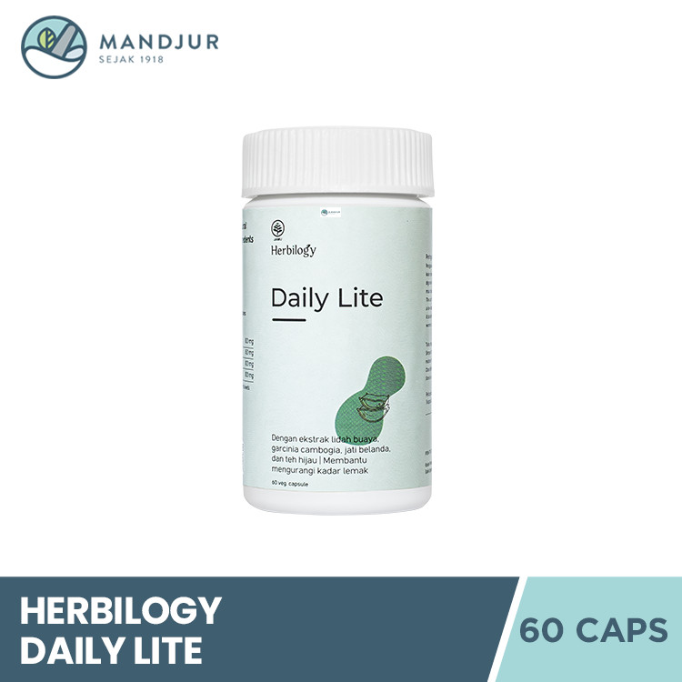 

Herbilogy Daily Lite (Slimming Capsule) 60 caps - Suplemen Herbal Pelangsing
