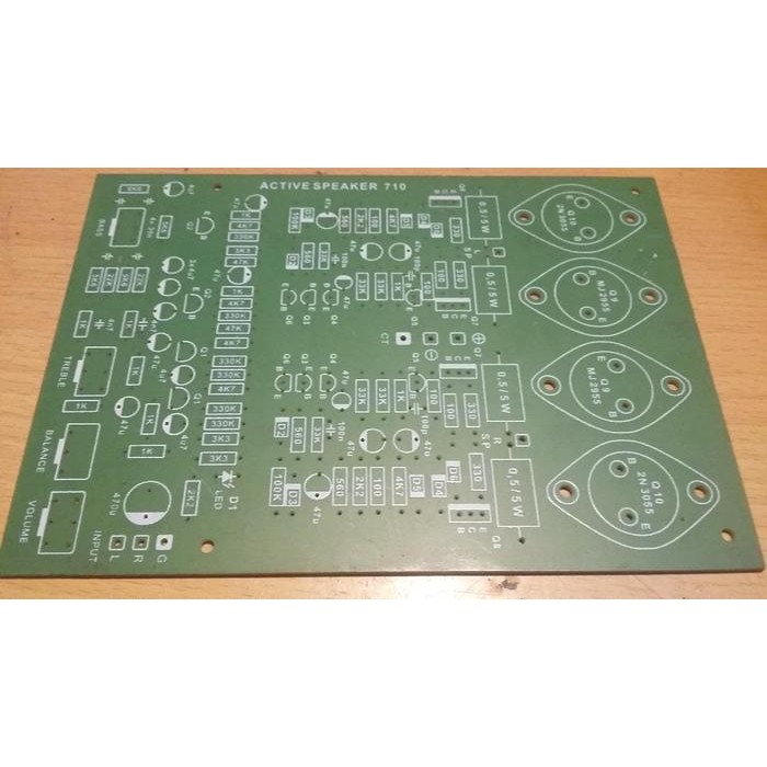 Part PCB Power Ampli OCL Stereo Jengkol Series & tone control - Pertinax