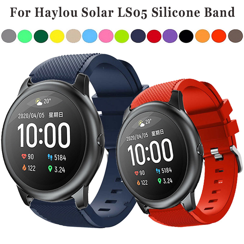 22mm Bracelet Band For Haylou Solar Smart Watch Wristband Correa For Xiaomi Haylou Solar LS05 Strap 