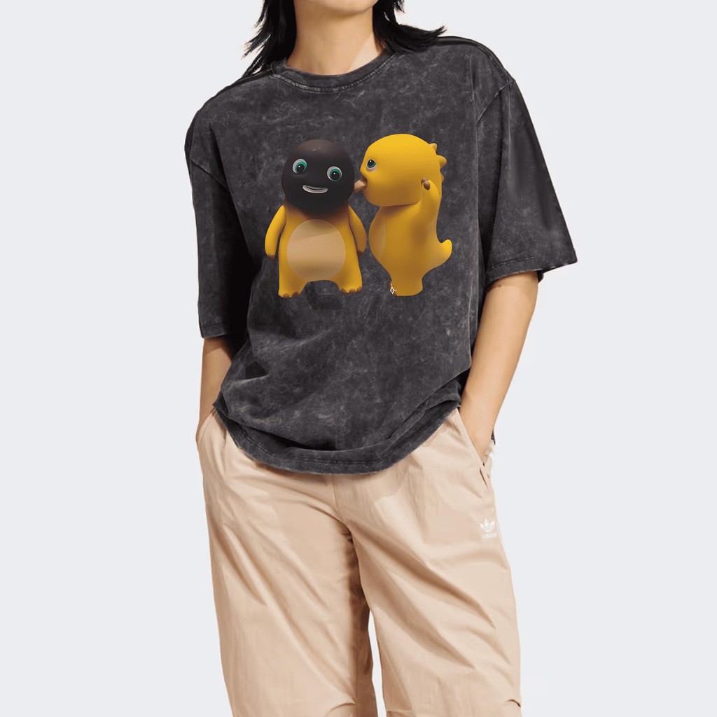 99Premium Oversize style Tshirt Kaos Lengan Pendek | Motif Nailong Hitam | Kaos Oversize Warna Hitam