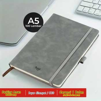 

Buku Tulis Jurnal Catatan Diary 200 Halaman Grid Hardcover Kulit Cindramata Souvenir