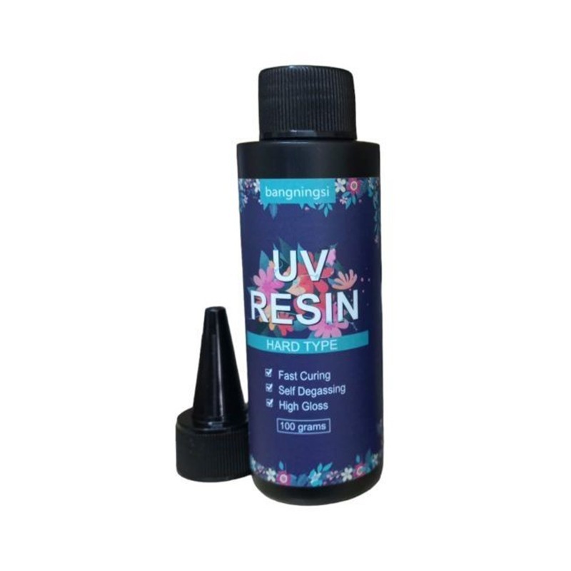 Lem UV Resin Hard 100g Lem Resin Bening Untuk Craft DIY