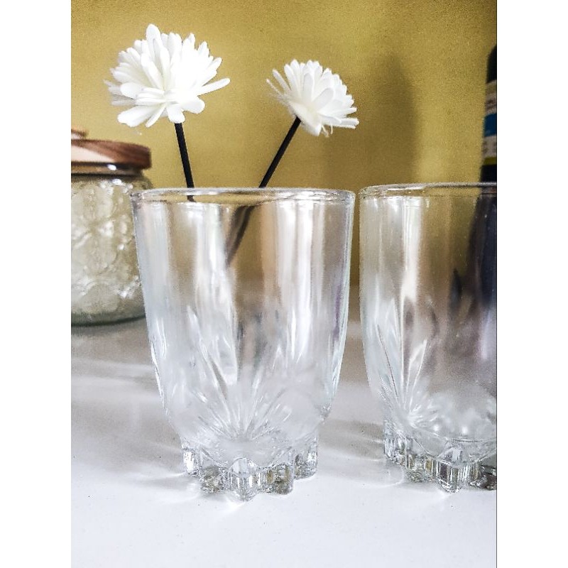 GELAS KACA BELIMBING ( 12 Biji ) | GELAS KACA JAMU KOPI | GELAS KACA SOUVENIR | GELAS KACA 509N