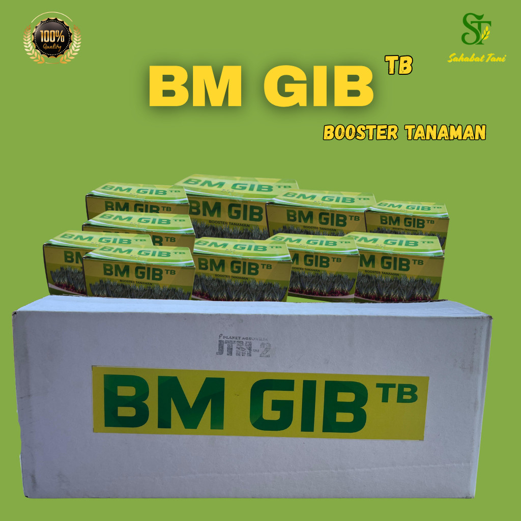 ZPT Booster Tanaman BM GIB 10 Box (100pcs) - Giberellic acid dan Auxsin