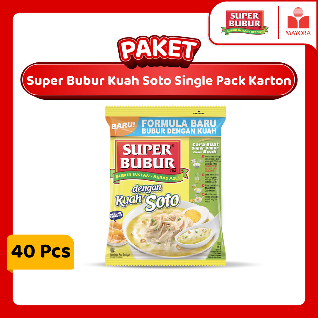 

Paket Super Bubur Kuah Soto Single Pack Karton