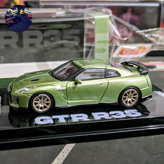 EX99... Diecast Inno64 Nissan Skyline GTR R35 Millenium Jade