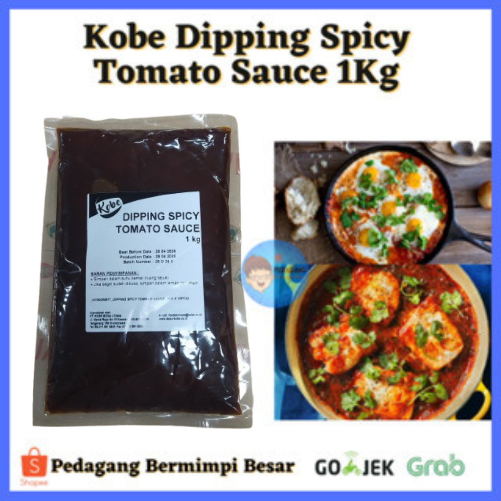 

Kobe Dipping Spicy Tomato Sauce 1kg/ Tomato Spicy Sauce