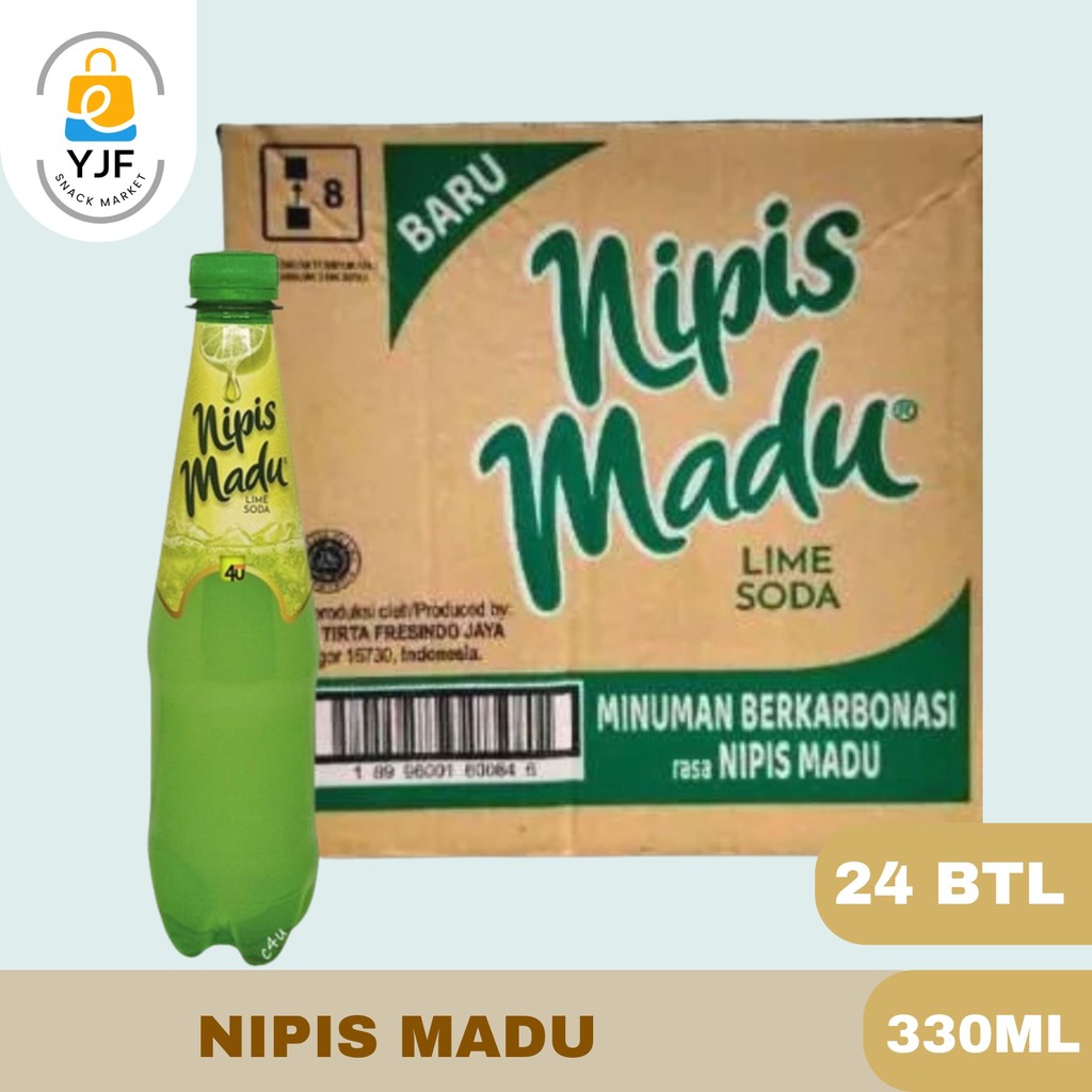 

Mayora Nipis Madu Minuman Berkarbonasi Lime Soda 330ml 1 Carton