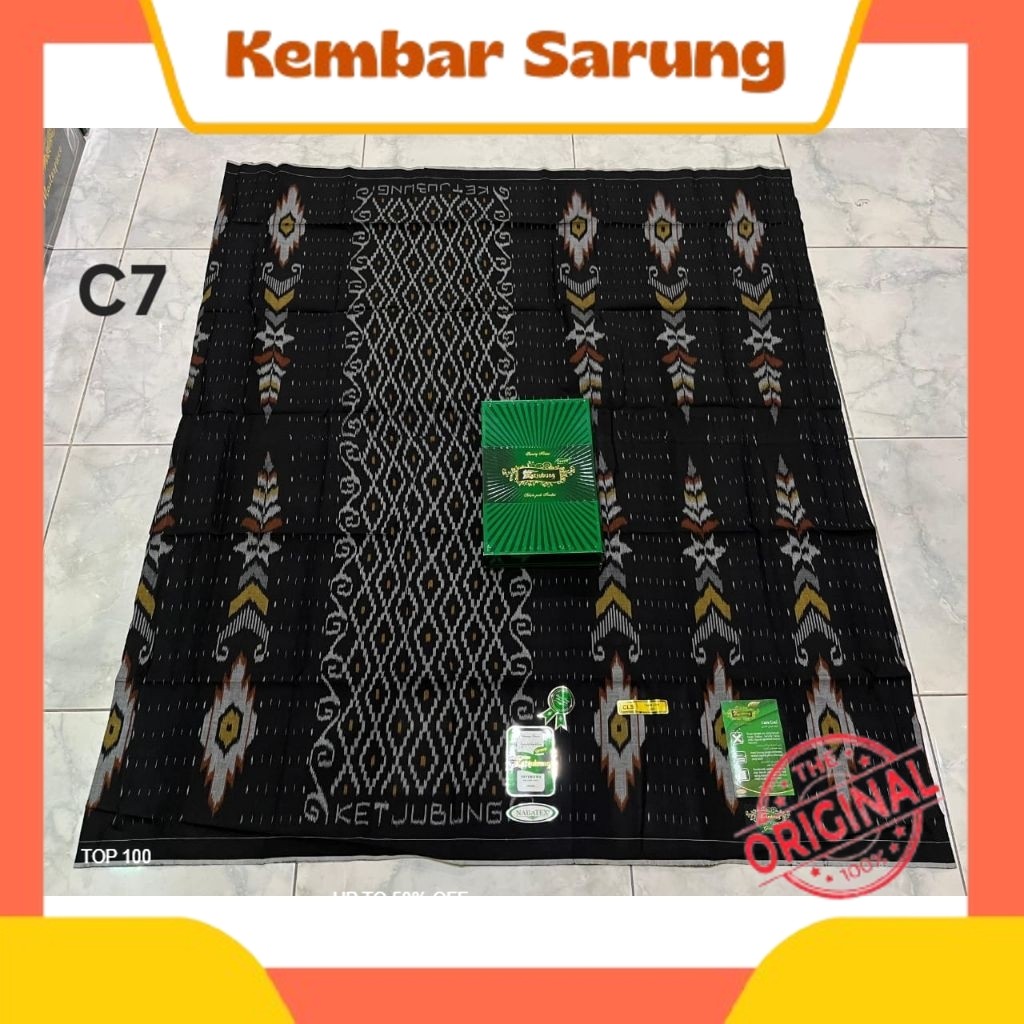 COD SARUNG KETJUBUNG GREEN MOTIF CLS PLS SKG / SARUNG LAKI LAKI DEWASA