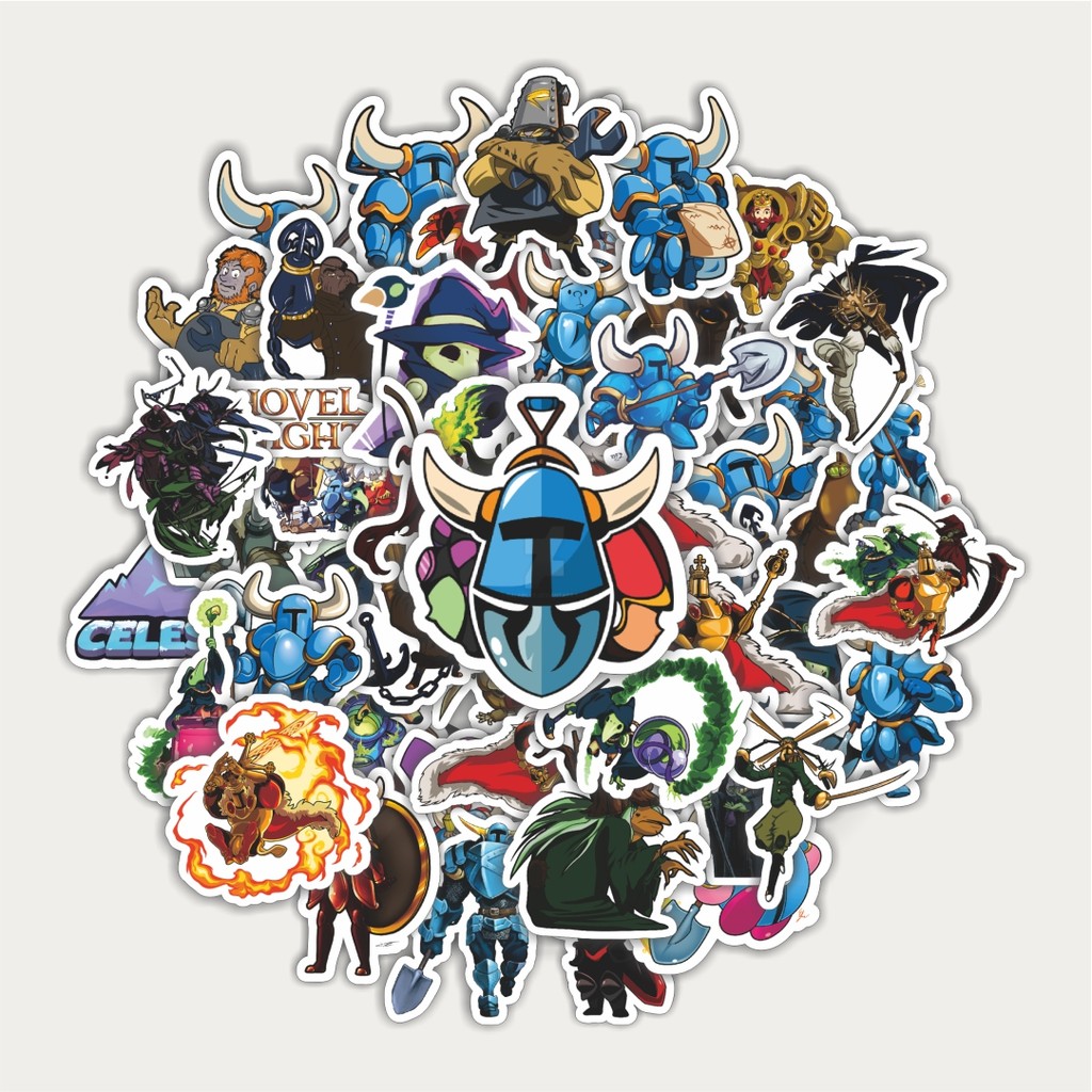 

Sticker Pack Stiker Game Series Steam Shovel Knight | Sticker TUMBLR | Stiker LAPTOP KOPER HELM