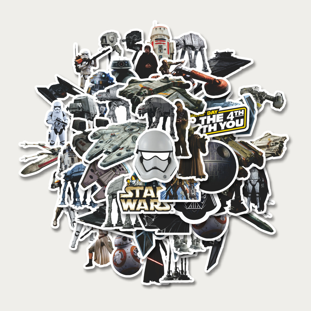 

Sticker Pack Stiker Film Series Star Wars Mix | Sticker TUMBLR | Stiker LAPTOP KOPER HELM