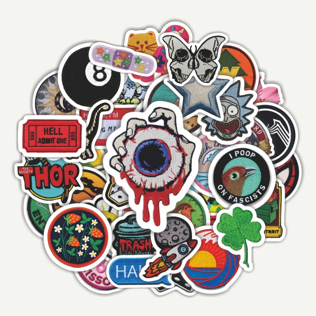 

Sticker Pack Stiker Patch V14 | Sticker TUMBLR | Stiker LAPTOP KOPER HELM