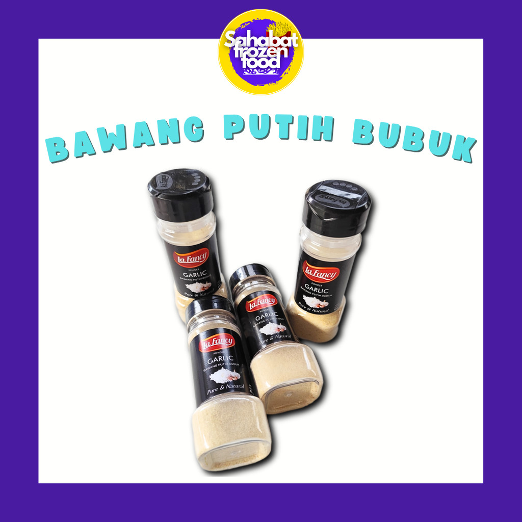 

Bawang Putih Bubuk Kemasan Botol 60gr / La Fancy