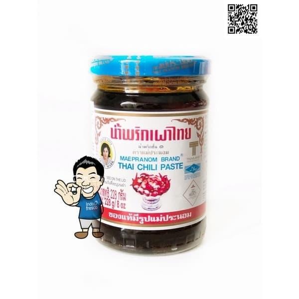

Promo Maepranom Thai Chili Paste- Sambal Cabe Pasta 228 g