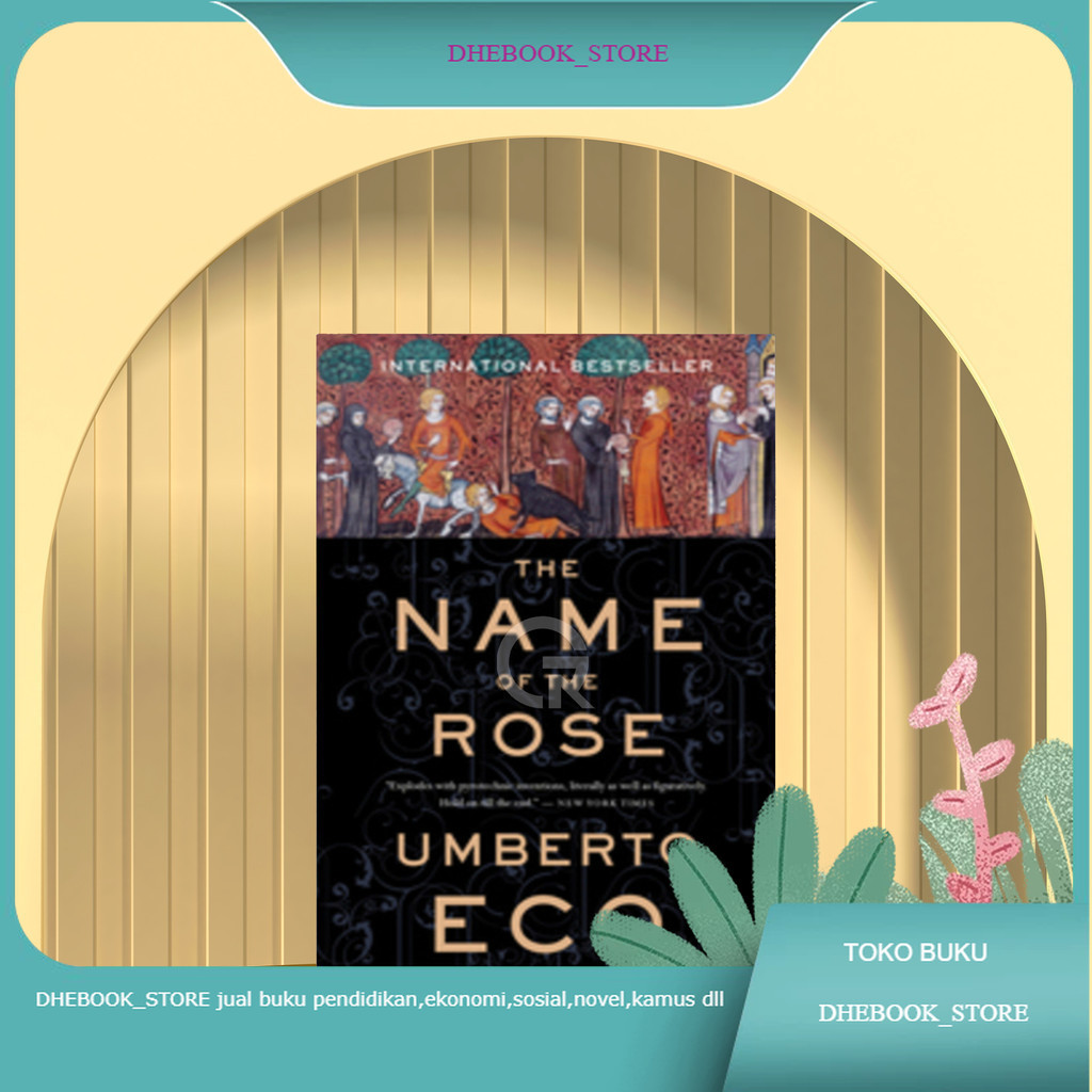 Buku The Name Of The Rose by Umberto Eco Bahasa Indonesia