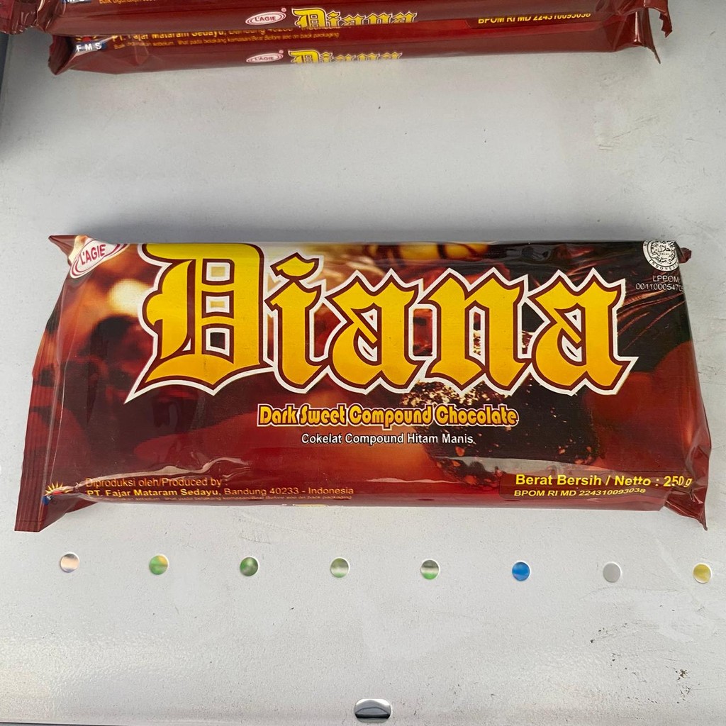 

L' Agie Coklat Blok Diana Dark Sweet 250gr