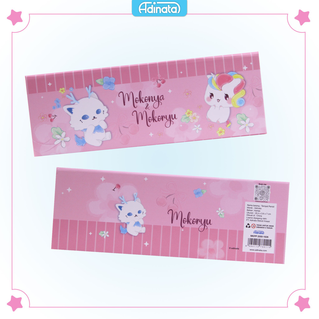 

Mokonya Paper Pen Case 2550-1626 with DIY Stickers - Adinata / Tempat Pensil / DIY