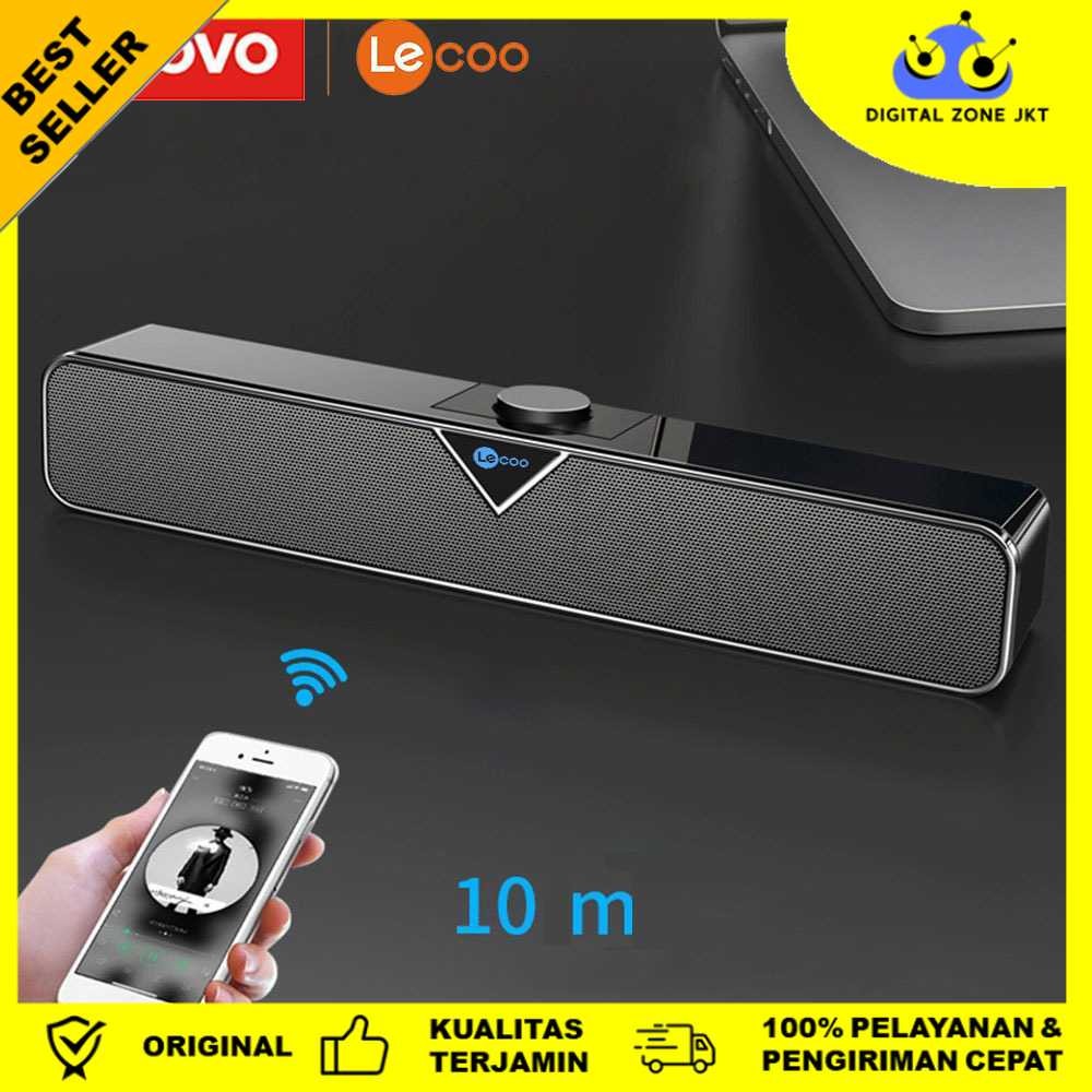 Lenovo Lecoo Soundbar Active Speaker Dynamic Sound 6W Versi Bluetooth - DS102
