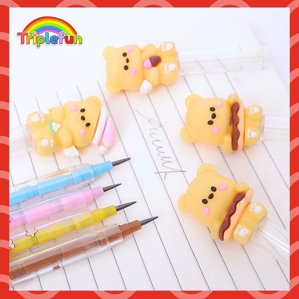 

Pensil Susun / Peluru Butter Bear No.618 Bisa Refill Pencil Isi Ulang Lantu Karakter Lucu