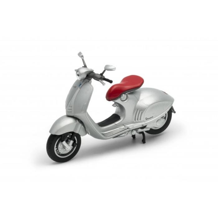 SH99 Welly Vespa 2014 Vespa 946 Miniatur Diecast Motor Skala 1/18