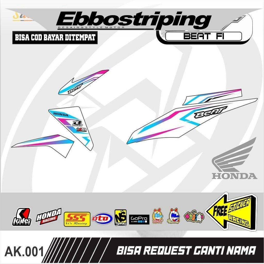 Striping matic beat fi  decal beat fi  striping beat fi 2014 2013  striping beat fi