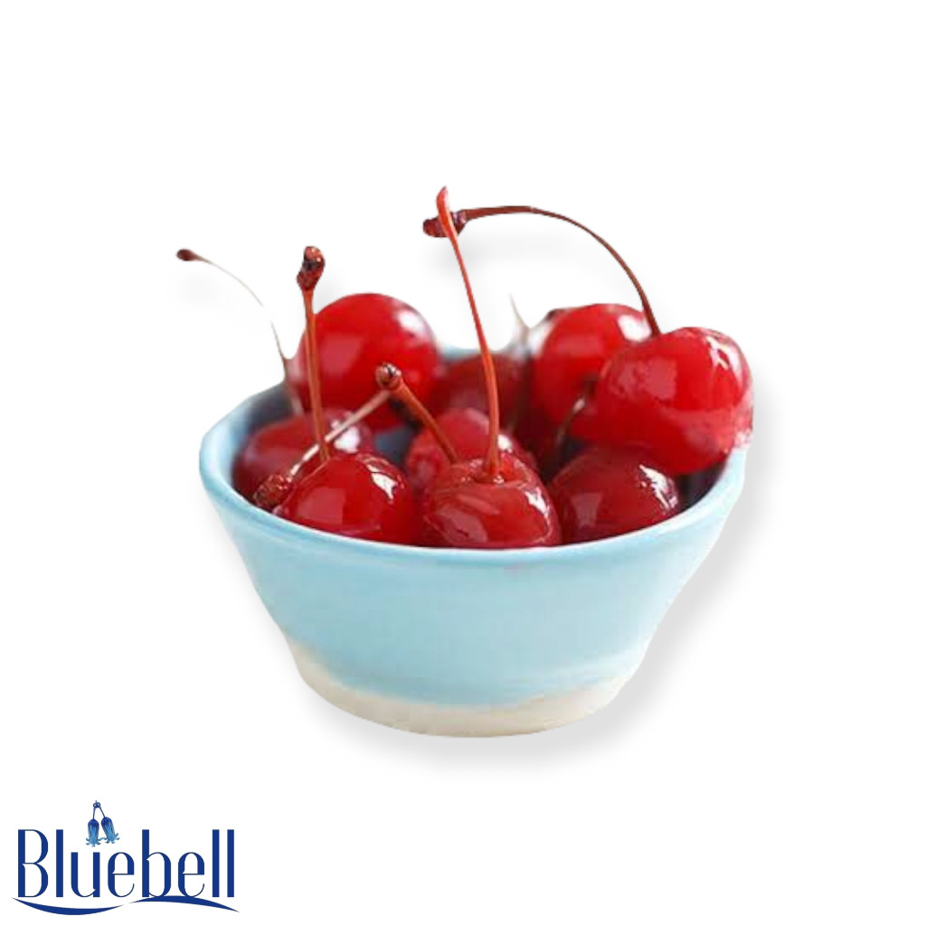 

Maraschino Cherry Ceri Merah 100g (10pcs) dengan Varian Ceri Bertangkai dan Tanpa Tangkai