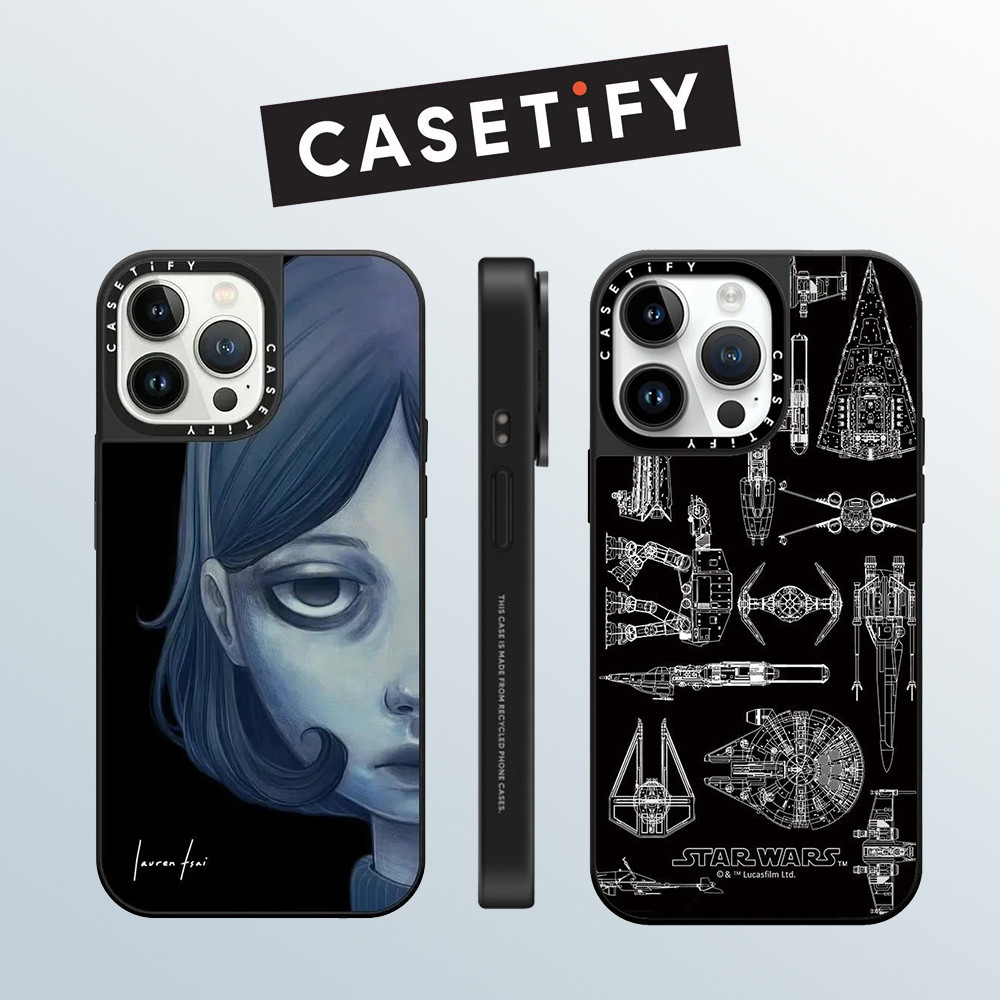 CASETIFY  with Box Artist Lauren Tsai Unreality Girl Case Compatible for IPhone 11promax 12promax 13