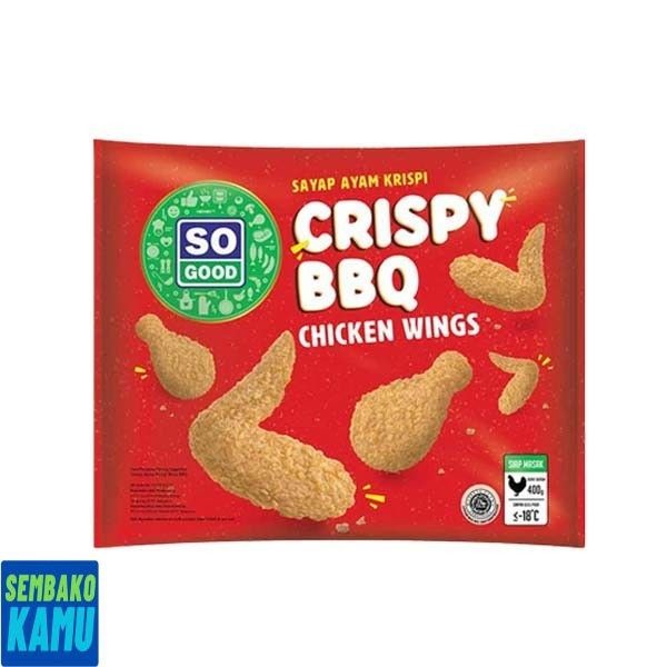 

So Good Crispy Bbq Chicken Wing 400 gr