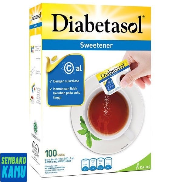 

Diabetasol Zero Calorie Sweetener 100 gr - Gula