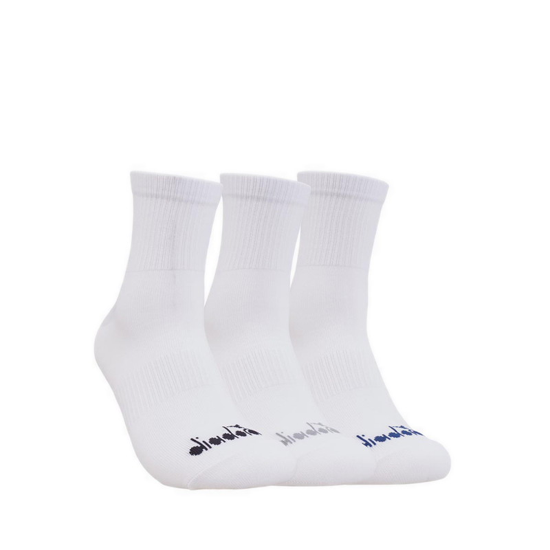 Diadora Men's Running Socks Quarter - All White