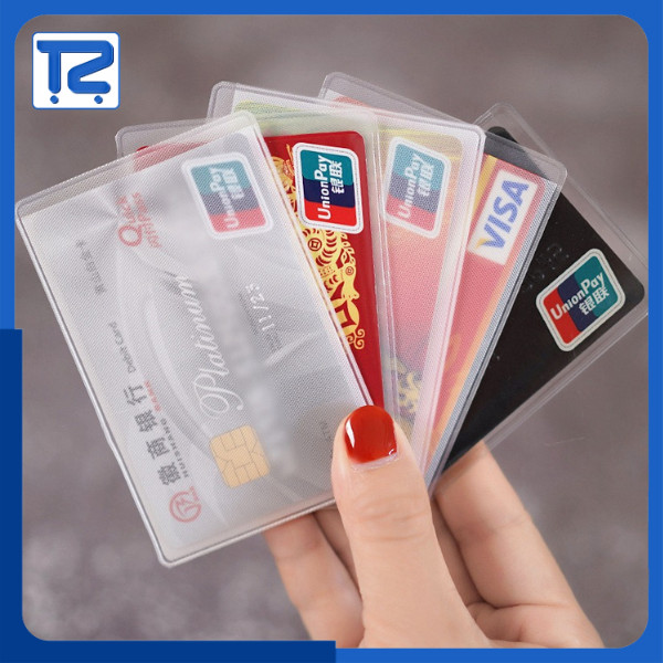 

Plastik Pelindung Kartu ATM/SIM/KTP Cover Card Transparan Anti Gores Tahan Air HM050