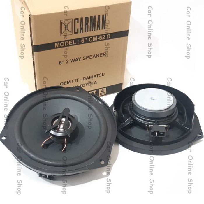 

Speaker Coaxial 6 inch CARMAN 6" CM-62D Daihatsu Toyota Pintu Mobil