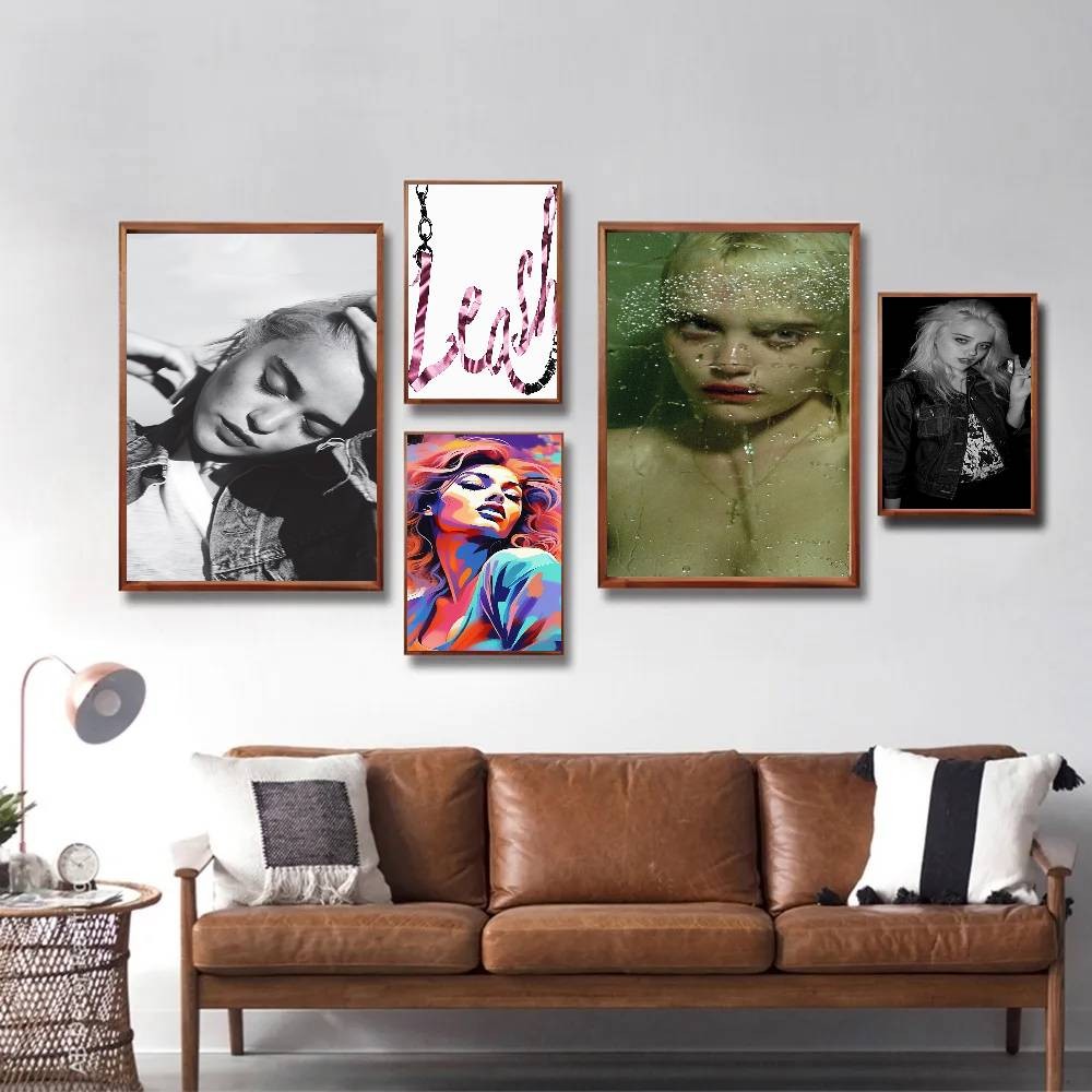 Sky Ferreira Night Time My Time Poster Gallery Prints Self Adhesive Home Decor Decoration Wall Decal