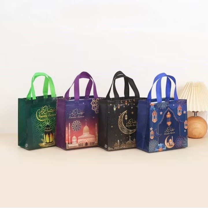 

Tas Souvenir Lebaran Idul Fitri 27x29 cm Besar Tas Kado Hampers Premium Hari Raya Souvenir Ba