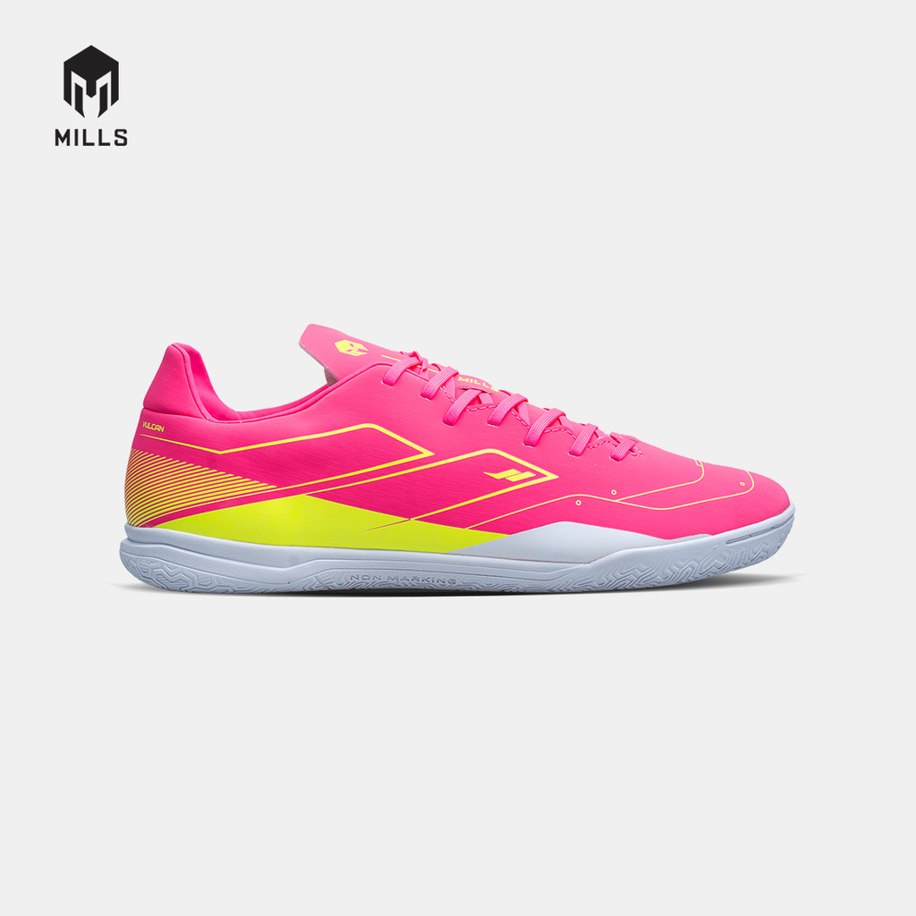 MILLS SEPATU FUTSAL VULCAN 2.0 IN MAGENTA/NEON/WHITE 9403302