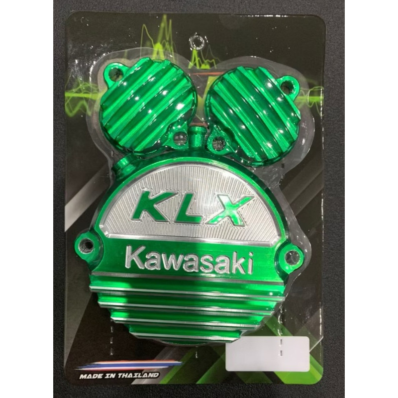 

Cover head KLX CNC warna hijau made in thailand