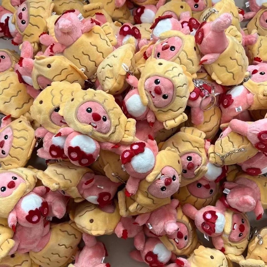 

Cute Little Beaver Loopy Doll Pendant Taiyaki Super Soft Kawaii Ruby Korean Ins Style Doll Birthday Holiday Gift for Girls