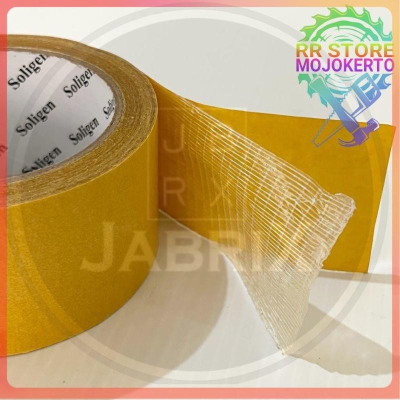 

PROMO MERDEKA { JABRIX } New!! Solatip Double Tape Kain Dua Sisi / Double tape Mesh 5M kain tanpa bekas - BAYAR DITEMPAT